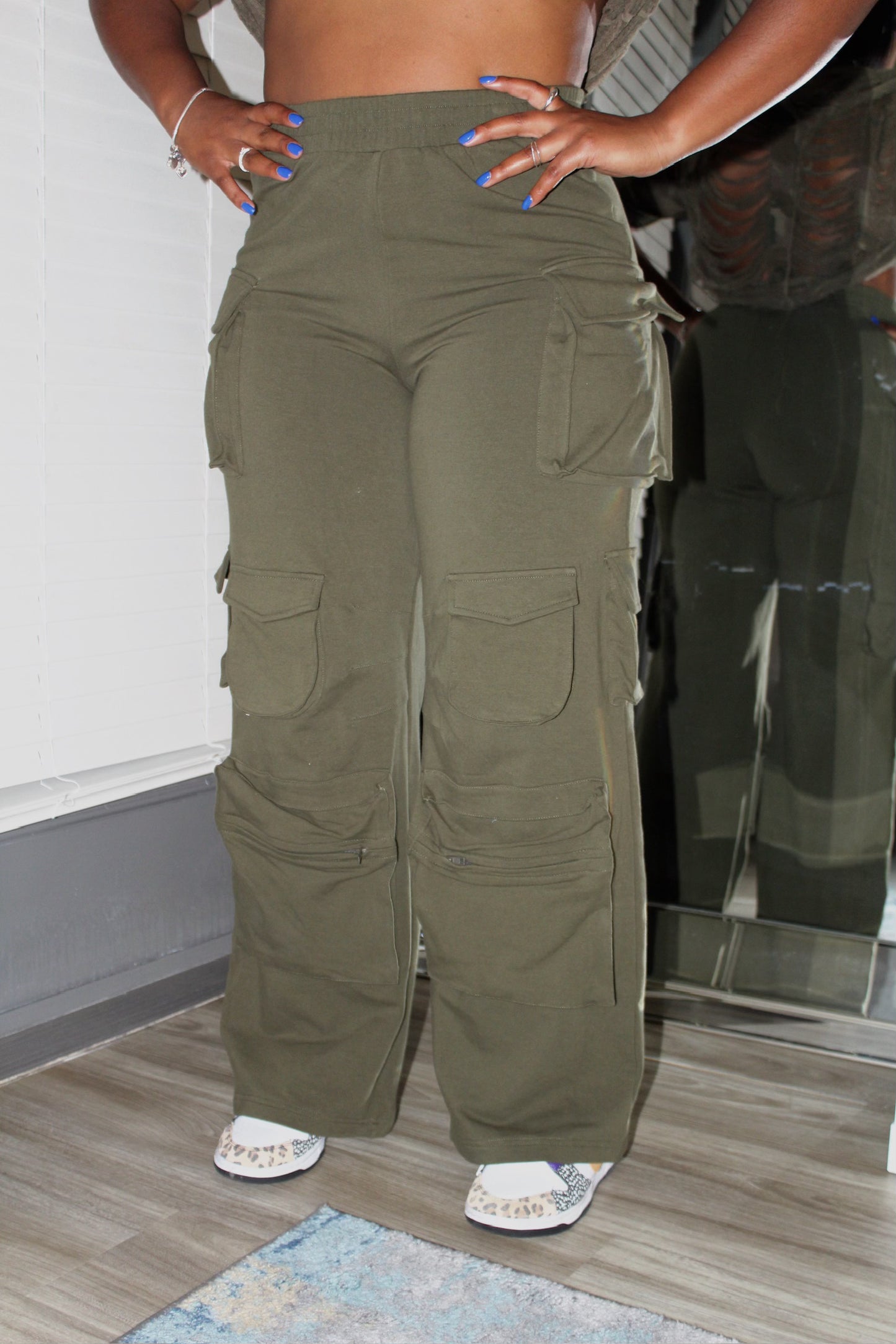 PYT Cargo Joggers (OLIVE)